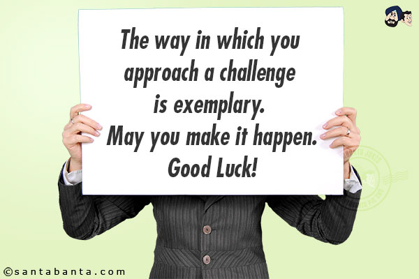 The way in which you approach a challenge is exemplary. May you make it happen.<br/>
Good Luck!