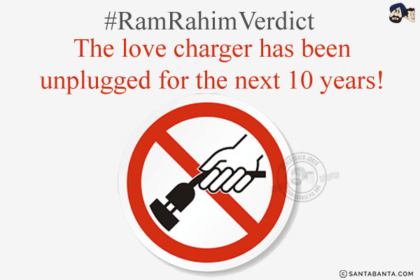 The love charger has been unplugged for the next 10 years!