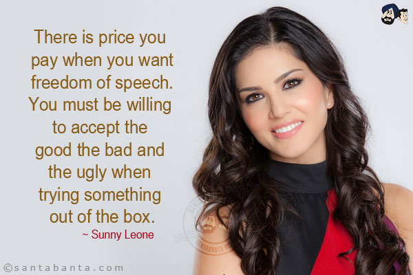 There is price you pay when you want freedom of speech. You must be willing to accept the good the bad and the ugly when trying something out of the box.