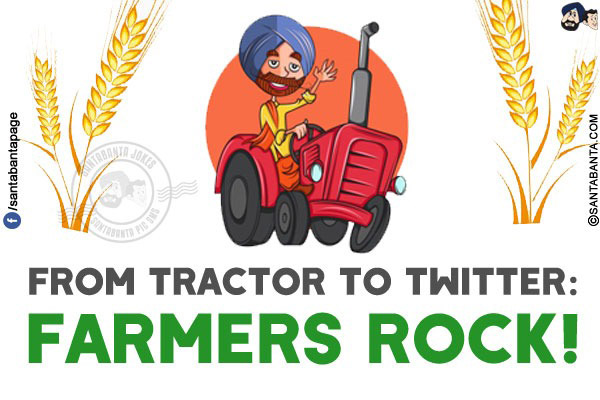 From Tractor to Twitter:<br/>
Farmers rock!