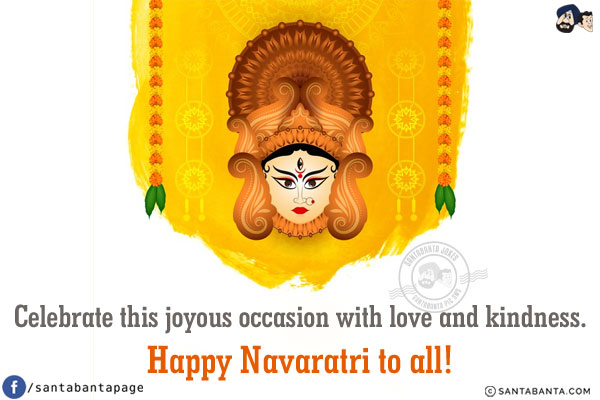 Celebrate this joyous occasion with love and kindness.<br/>
Happy Navaratri to all!