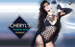 Cheryl's Raunchy gold Swimsuit