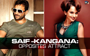 Saif -Kangana : Opposites Attract