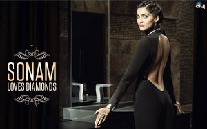 Sonam loves Diamonds