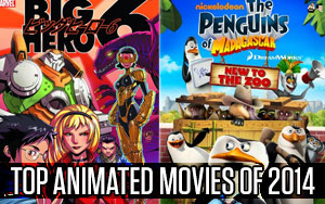 Top Animated Movies of 2014