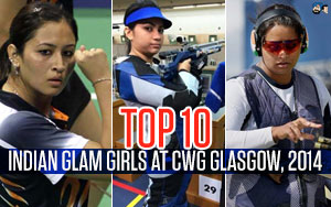 Top 10 Indian Glam girls at CWG Glasgow, 2014