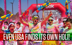 Even USA Finds Its Own Holi!