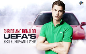 Cristiano Ronaldo - UEFA's Best European Player!