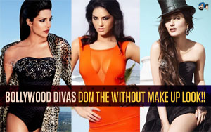 Bollywood Divas' Don The Without Make Up Look!!