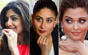 The biggest solitaires of Bollywood celebs!