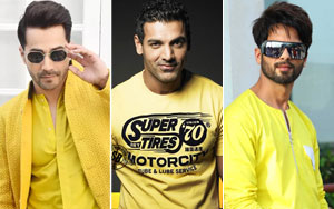 Bollywood hunks who looked dapper in the vibrant hues of yellow!