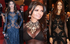 Divas Sizzling in See-Through Attires at Cannes 