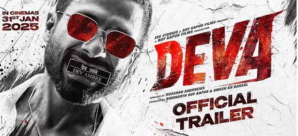 Deva Trailer: Shahid Kapoor`s Power-Packed Performance Unveiled!