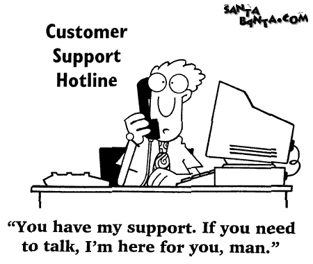 Customer support hotline !