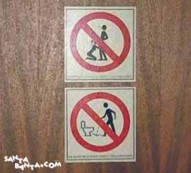 Don`t do this in the restroom!