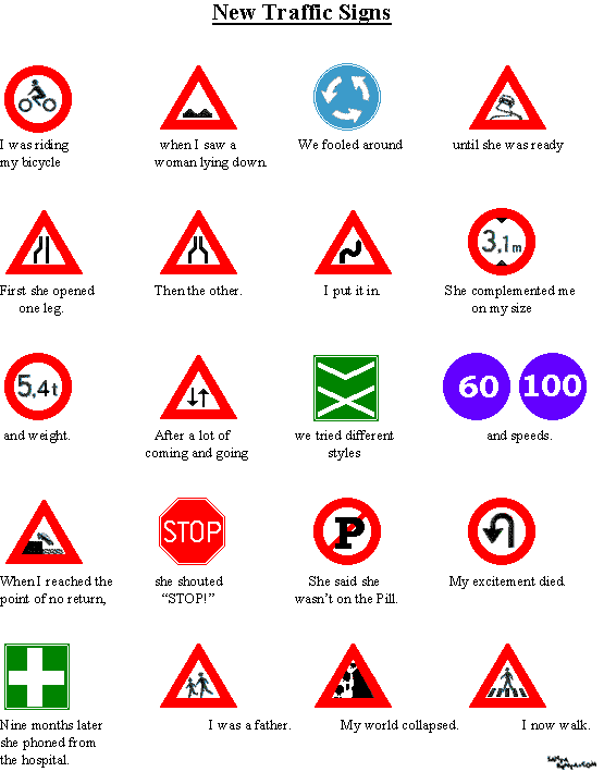 Sexy traffic signs!