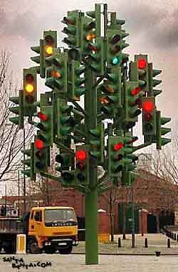 Traffic light tree !