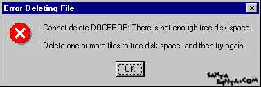 Error Deleting File !