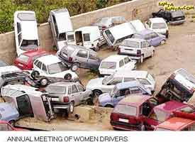 Annual meeting of women drivers!