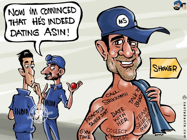 Dhoni dating Asin?