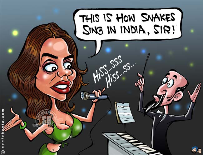 Mallika turns singer