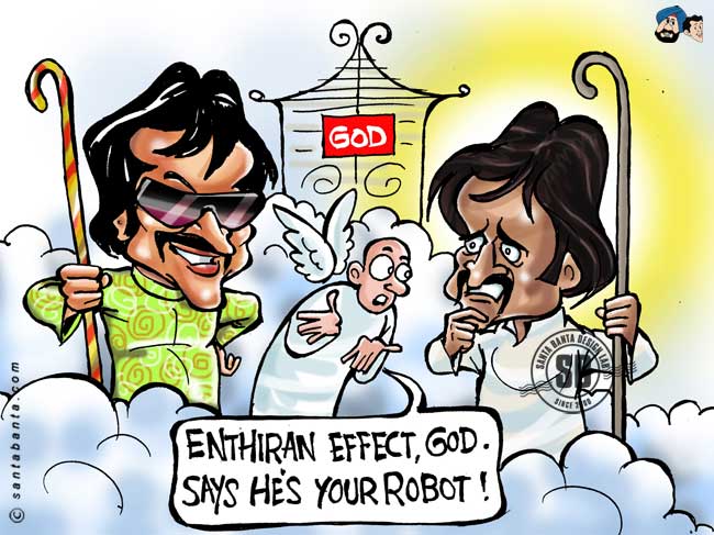 Rajini's Enthiran craze grips the nation!