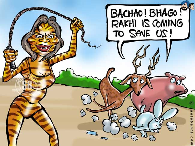 Rakhi strips to save animals!