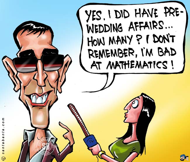 Akki admits Pre-Wedding affairs