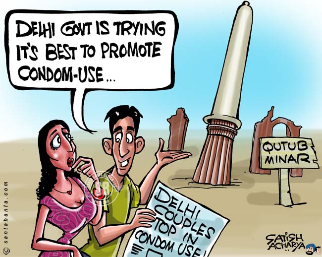 Delhi couples top in condom use