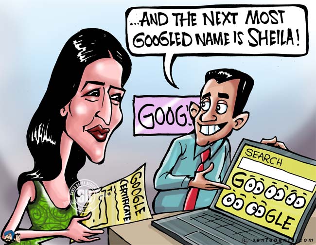 Katrina is the most googled!