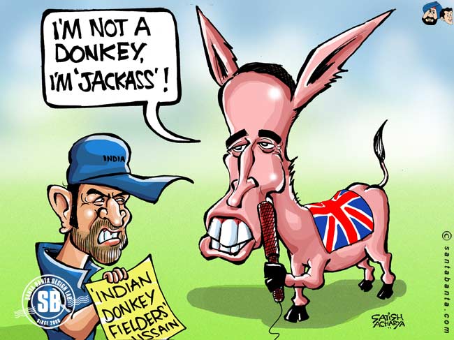 `Indian cricketer donkeys`