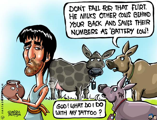 Ranbir Kapoor milked cows