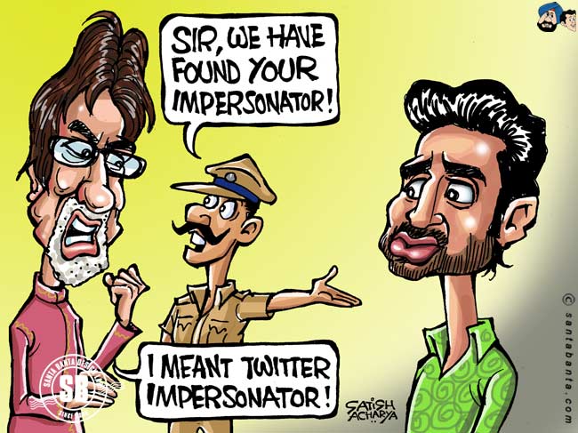 Big B angry with his twitter impersonator!