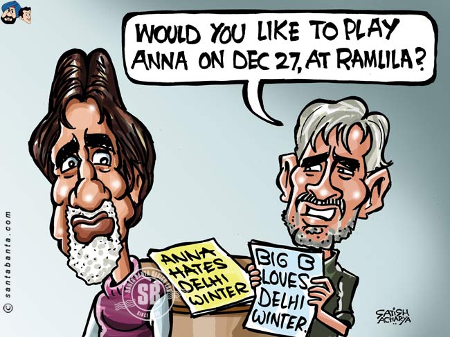 Big B loves, Anna hates Delhi winter!