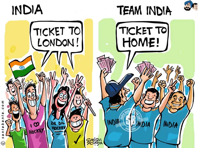  Chak De India's ticket to London!