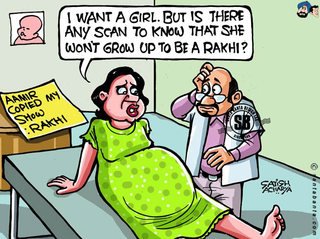 Aamir stole my idea: Rakhi