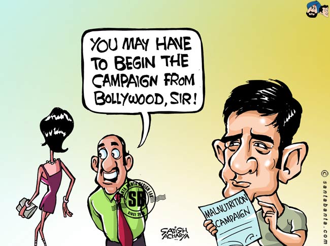 Aamir's malnutrition campaign!