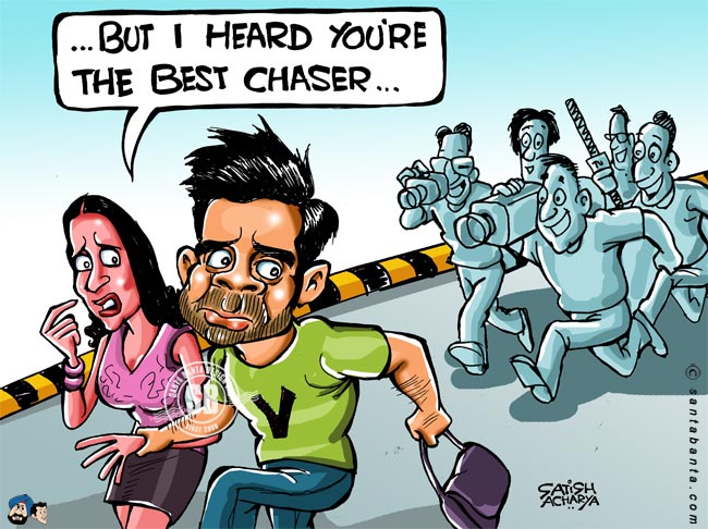 Virat Kohli caught with a girl!