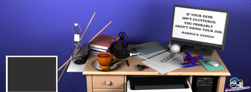 Cluttered Desk