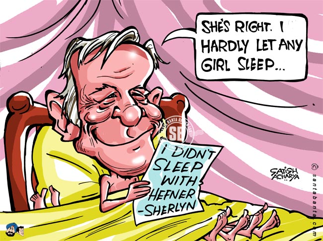 Sheryl didn't sleep with Hefner!