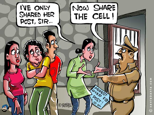 Girls arrested for facebook post!