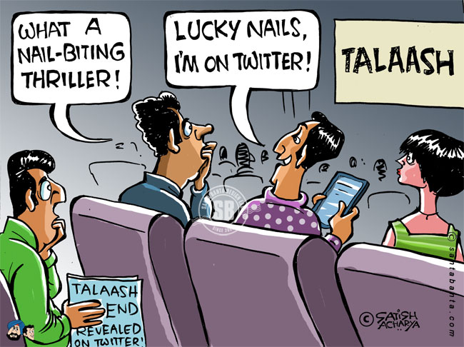 Talaash suspense revealed on twitter!