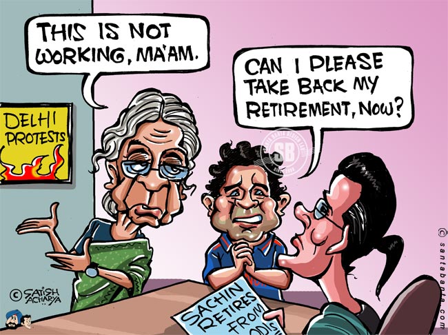 Sachin retires...