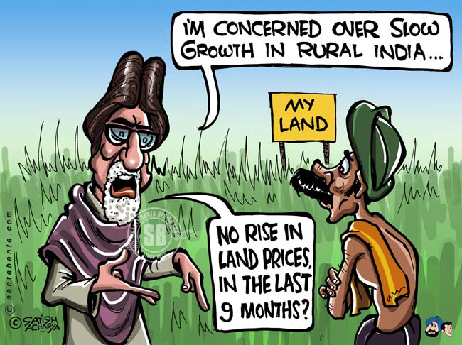 Big B is concerned about slow growth in rural India!