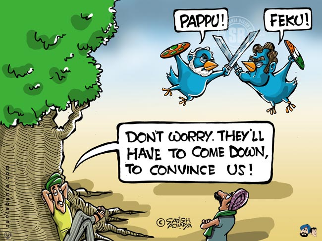 Pappu vs Feku twitter war!