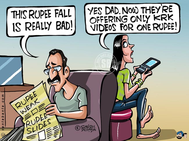 How falling rupee could affect you?