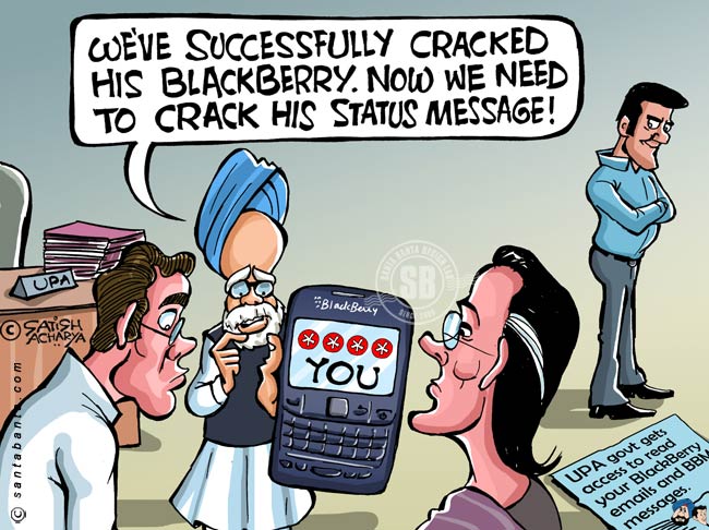 Your BlackBerry in UPA Govt's hands!