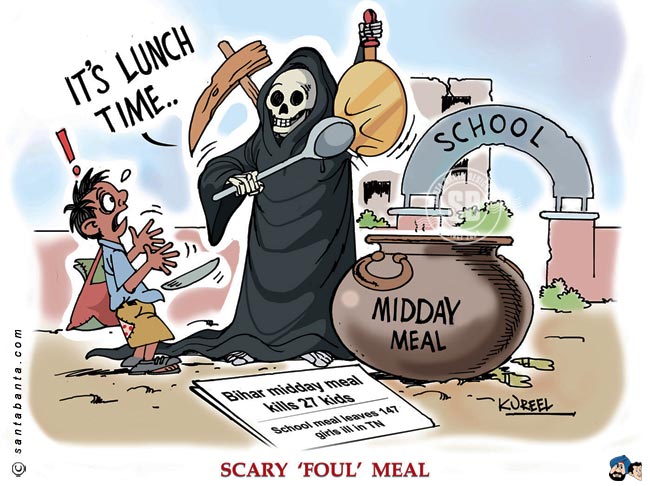 Midday meal horror