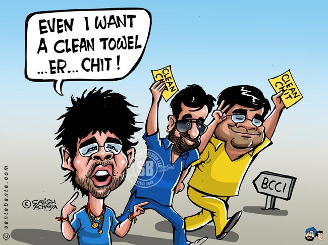 Why not clean chit to Sreesanth?