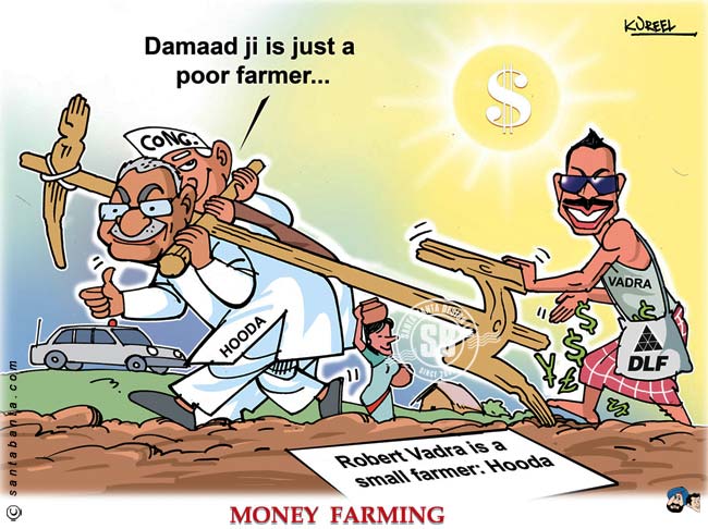 Robert Vadra, the small farmer 